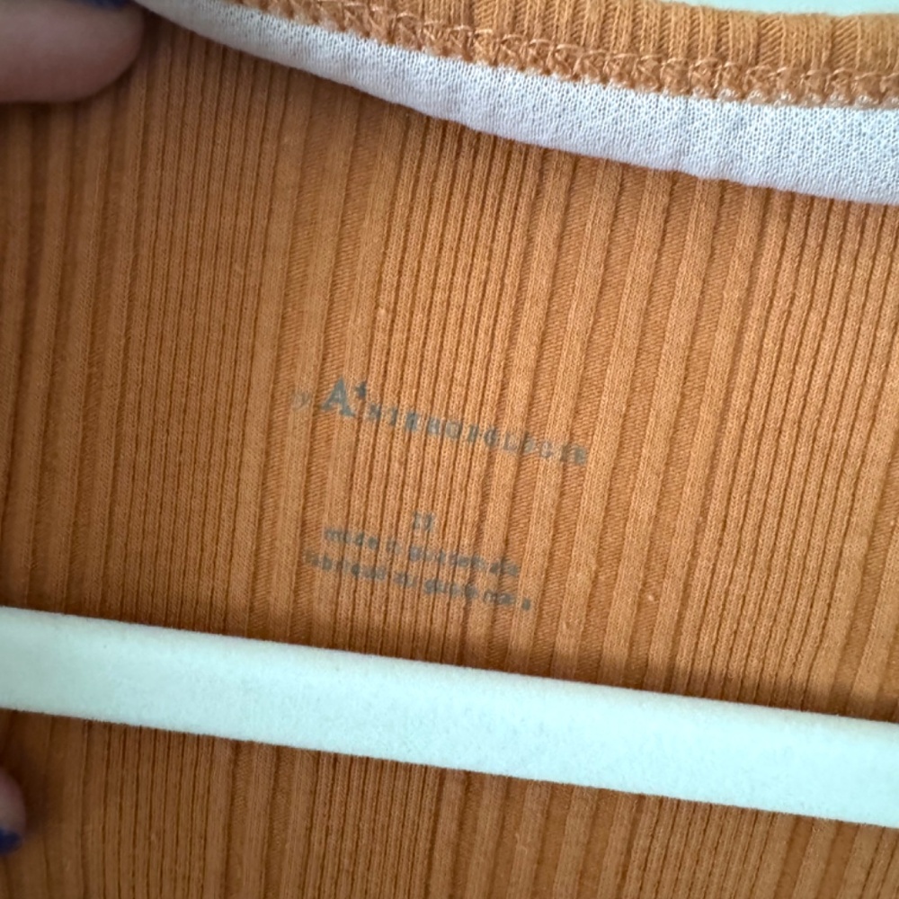 Anthropologie Beatrice Ribbed V-Neck Top - Picture 6 of 10